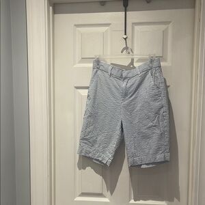 GAP Blue and White Striped Bermuda Shorts SZ 2
